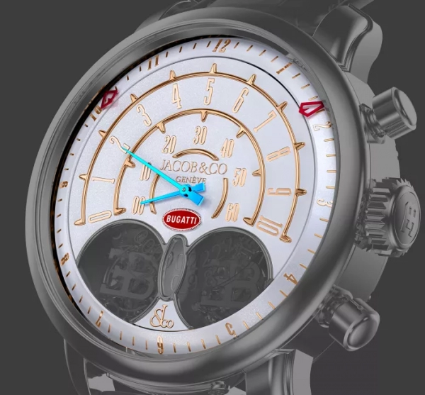 Jacob&Co Jean Bugatti Rose Gold - Image 6