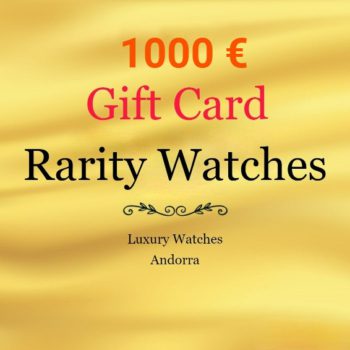 Carte cadeau avec un montant fixe de 1000€.