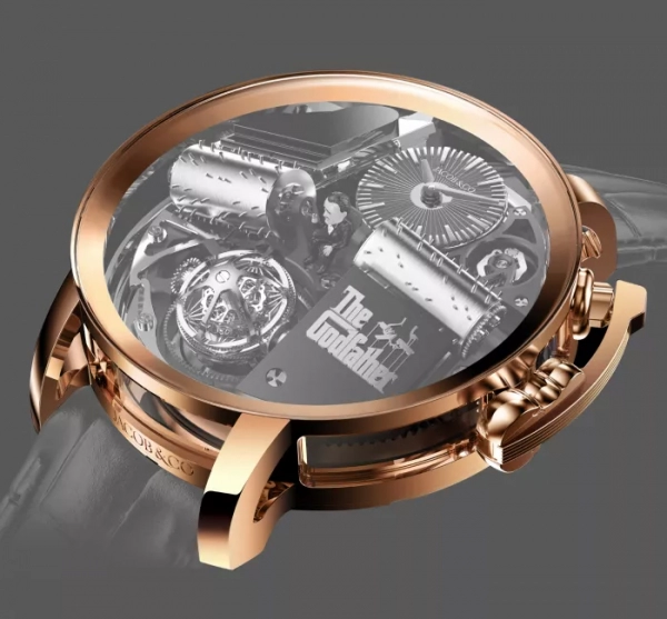 Jacob&Co Opera Godfather Musical Watch Rose Gold - Image 8