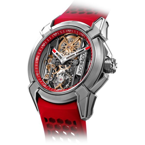 Jacob&Co Epic X Skeleton V1 Titanium Red