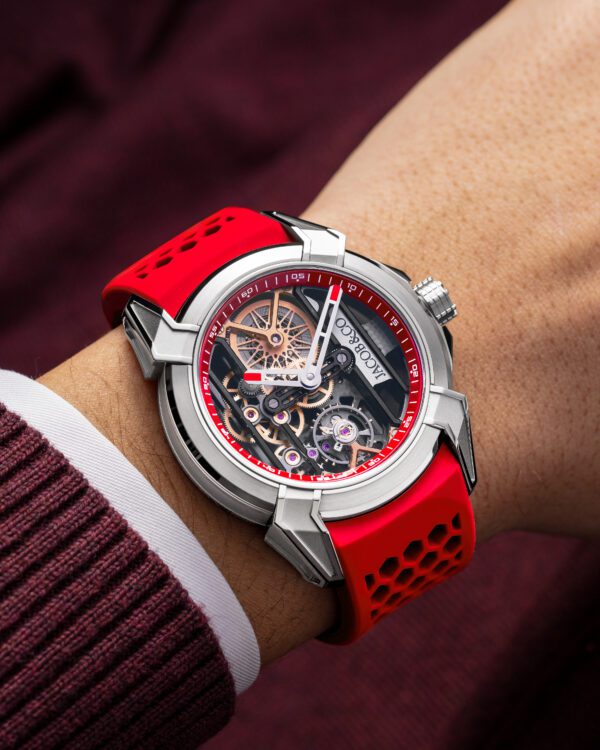 Jacob&Co Epic X Skeleton V1 Titanium Red - Image 4