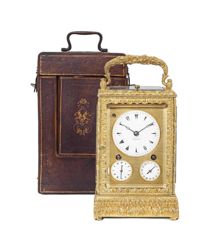 Courvoisier Officer´s travel Clock