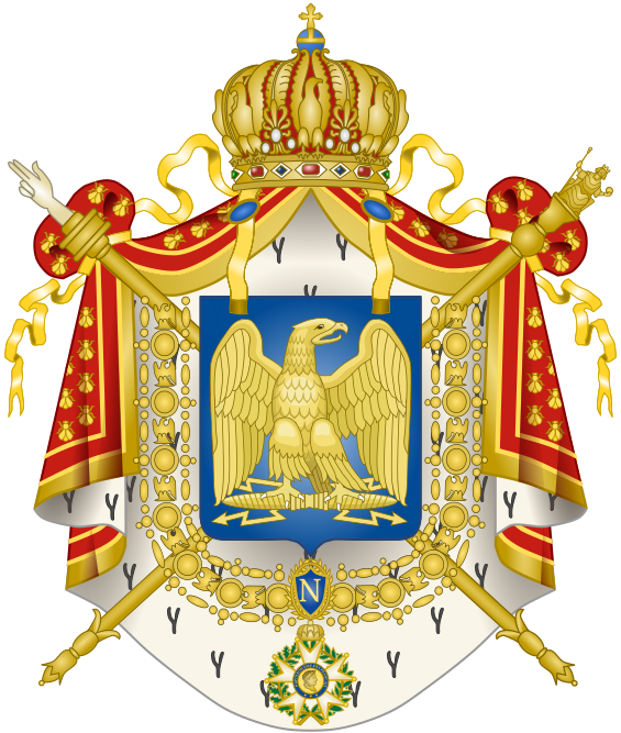 Imperial arms of France, 1852 to 1870