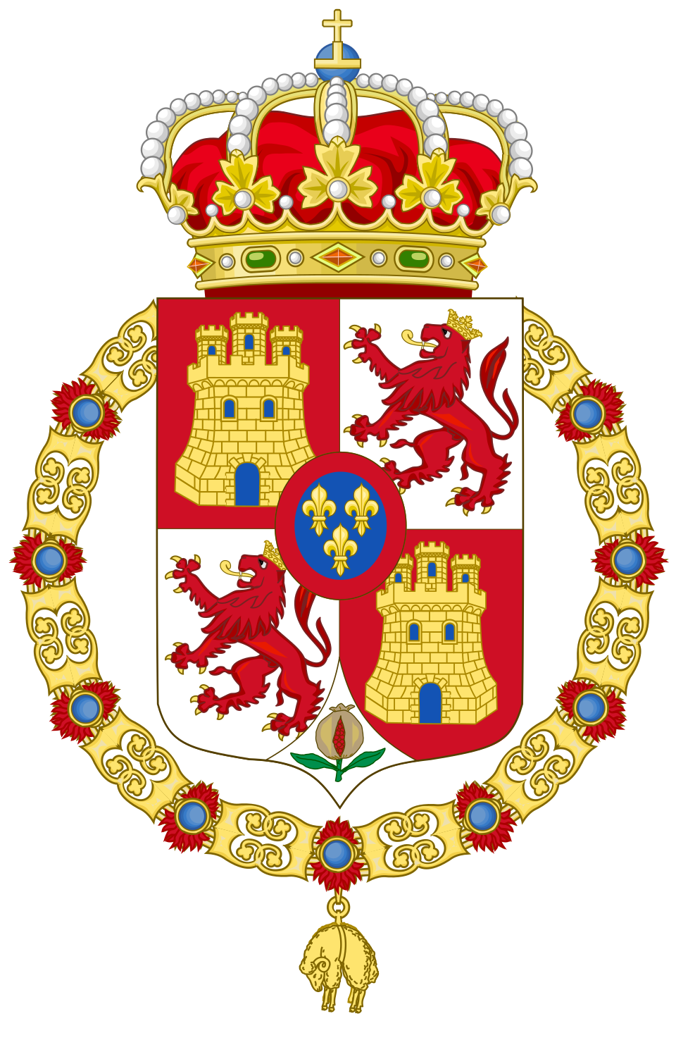 Royal arms of Spain, House of Bourbon